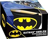 ICUP DC Comics Batman Emblem Ramen Mug w/Chopsticks