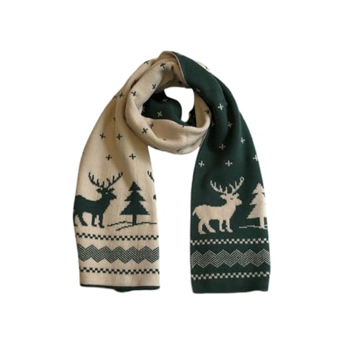 Ya en mundofriki.es: Bufanda de invierno de 2026 con diseño de Navidad, verde, Altoa única