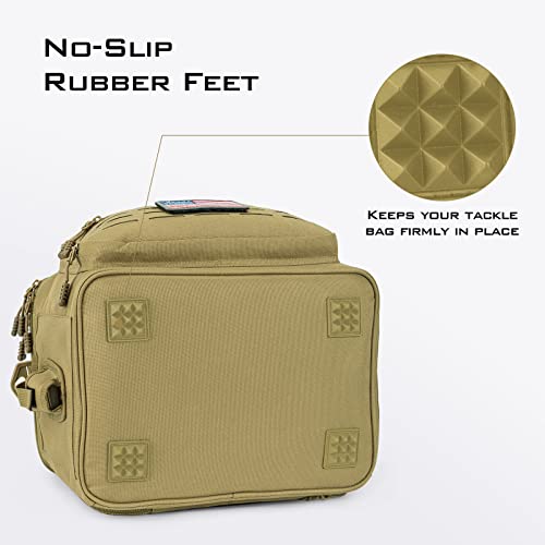 Kastking Fishing Tackle Bags - Fishing Bags For Saltwater Or Freshwater Fishing - Water Resistant Material - Padded Shoulder Strap - Fishing Gear Storage #TOP4