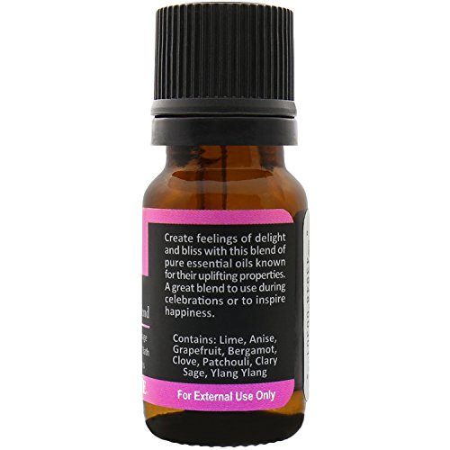 Plantlife Joy Aromatherapy Essential Oil Blend - Straight From The Plant 100% Pure Therapeutic Grade - No Additives Or Fillers - Made In California 10 Ml #TOP1