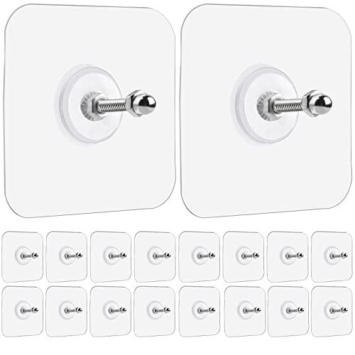 Wall Hooks for Hanging, 18 Pack Screw Wall Hangers Without