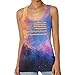 Produktbild Braaap Motocross Dirt Bike American Flag Frauen Tank Top Rundhals Basic Cami Ärmelloses Shirt Tank Tops Frauen Sommer Leibchen Plus Size
