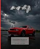 dodge challenger srt8 392  Red Muscle Car Notebook: Dodge Challenger Demon SRT – Street Racing Car Journal  7.5 x 9.25  110 Lined Pages  Cool Car Notebook for Boys, Teens & Car Lovers