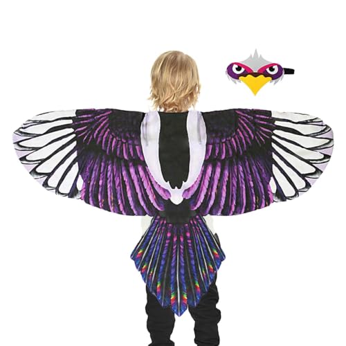 Aeimekfal Costume chouette pour Doux Confortable Réaliste Unisexe Ajustable