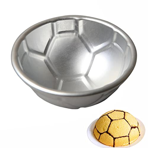 Lecerrot Moule à gâteau en football | Moule à gâteau en métal en ballon football | Moules à gâteau en alliage d'aluminium antiadhésifs pour fête...