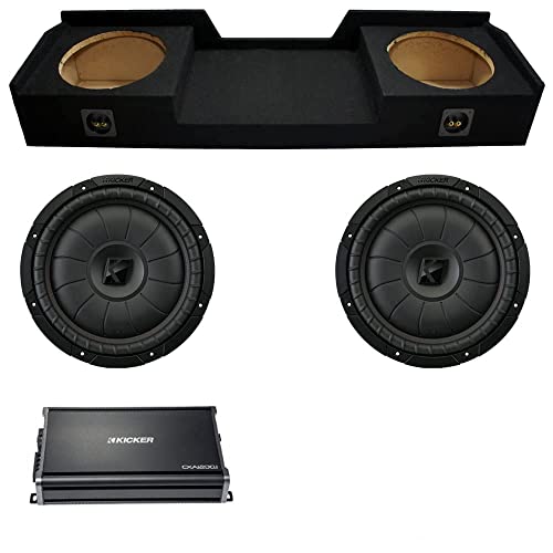 KICKER 43CVT124 Compatible with Chevy Silverado 1999-06 Ext Cab Truck 12
