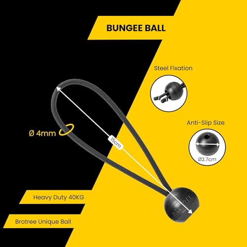 Brotree Bungee Cords with Balls 50 Packs 15cm Tarpaulin Bungee Balls Bungee Ties Heavy Duty for Tent Tarpaulin - Image 2