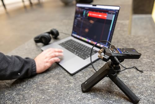 Zoom H1essential Handy Recorder Bundle with Professional Lavalier Condenser Microphone, 32GB microSDHC Card, Furry Microphone Windscreen, 4 AAA Alkaline Batteries, and More!