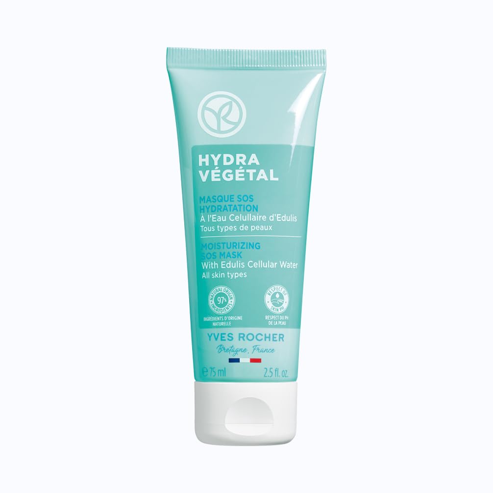 Yves Rocher Normal ve Kuru Cilt, Pantenol Nem Maskesi-Hydra Vegetal Bitkisel Nemlendirici Bakım-75ml