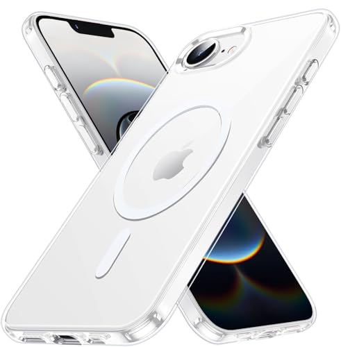 yDIFAYAz iPhone 16e P[X NA yMagsafeΉz΂݂ɂ 3{ČRMILKi ϏՌ iPhone 16e Jo[ TPU+PC P[X Phone 16e NAP[X ACtH 16e X}zP[X X}zJo