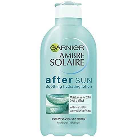 Garnier Ambre Solaire After Sun Calmante y Loción Hidratante con Aloe Vera natural derivado Cover