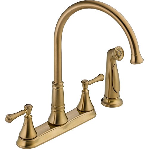 DELTA FAUCET 2497LF-CZ, 8.34 x 10.41 x 8.34 inches, Champagne Bronze