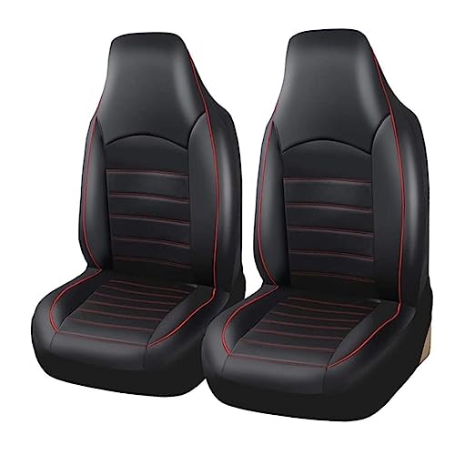 Housses de Siège Auto Universelles Cuir PU TOPBATHY Idéal pour Trajets Quotidiens et Famille