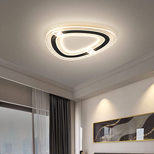 Plafonnier géométrique LED chambre moderne lampe plafond cuisine dimmable - 2