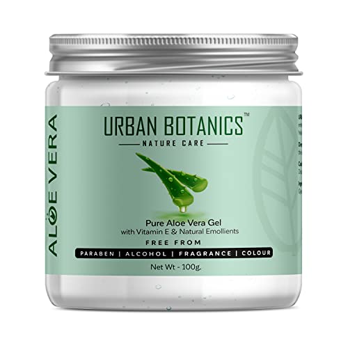 UrbanBotanics® Pure Aloe Vera Skin/Hair Gel With Vitamin E & Natu...