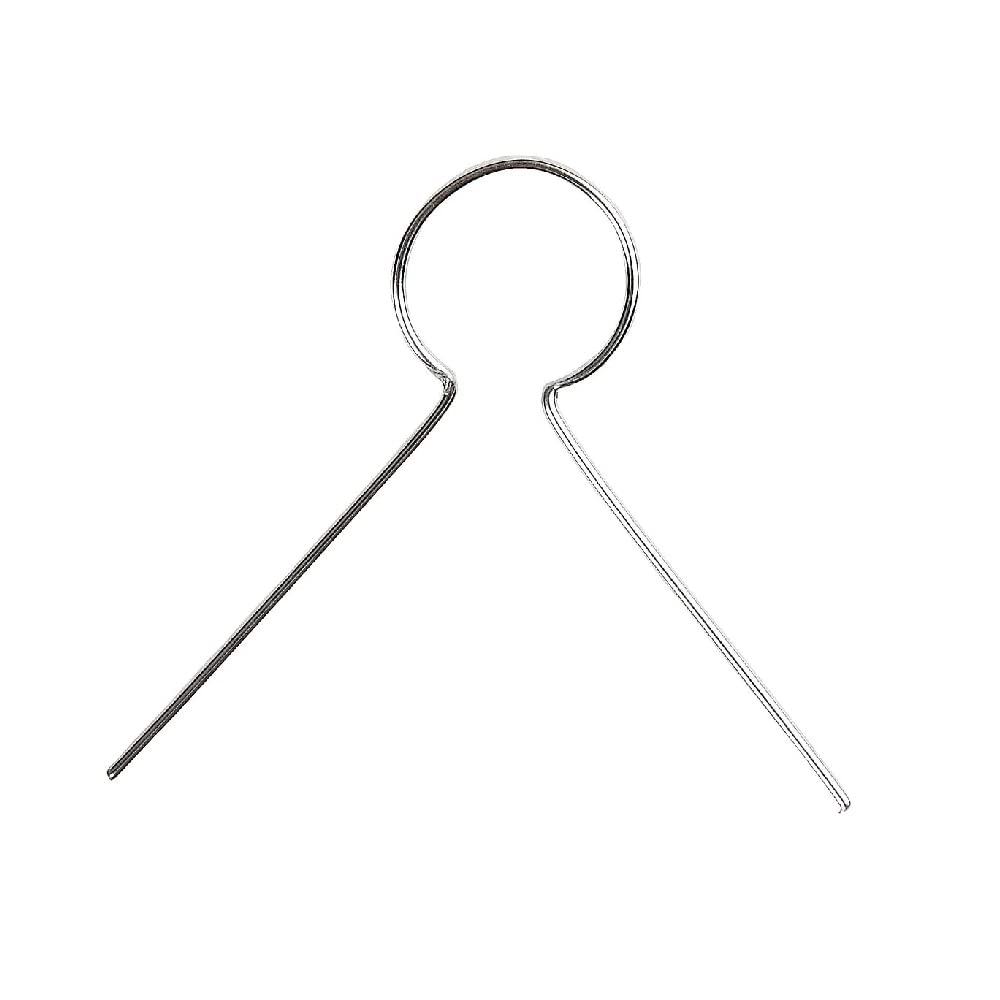 Crafty Capers Silver 50 Metal Hanging Hooks For 3D Shapes | Christmas Ornament Hooks & Hangers