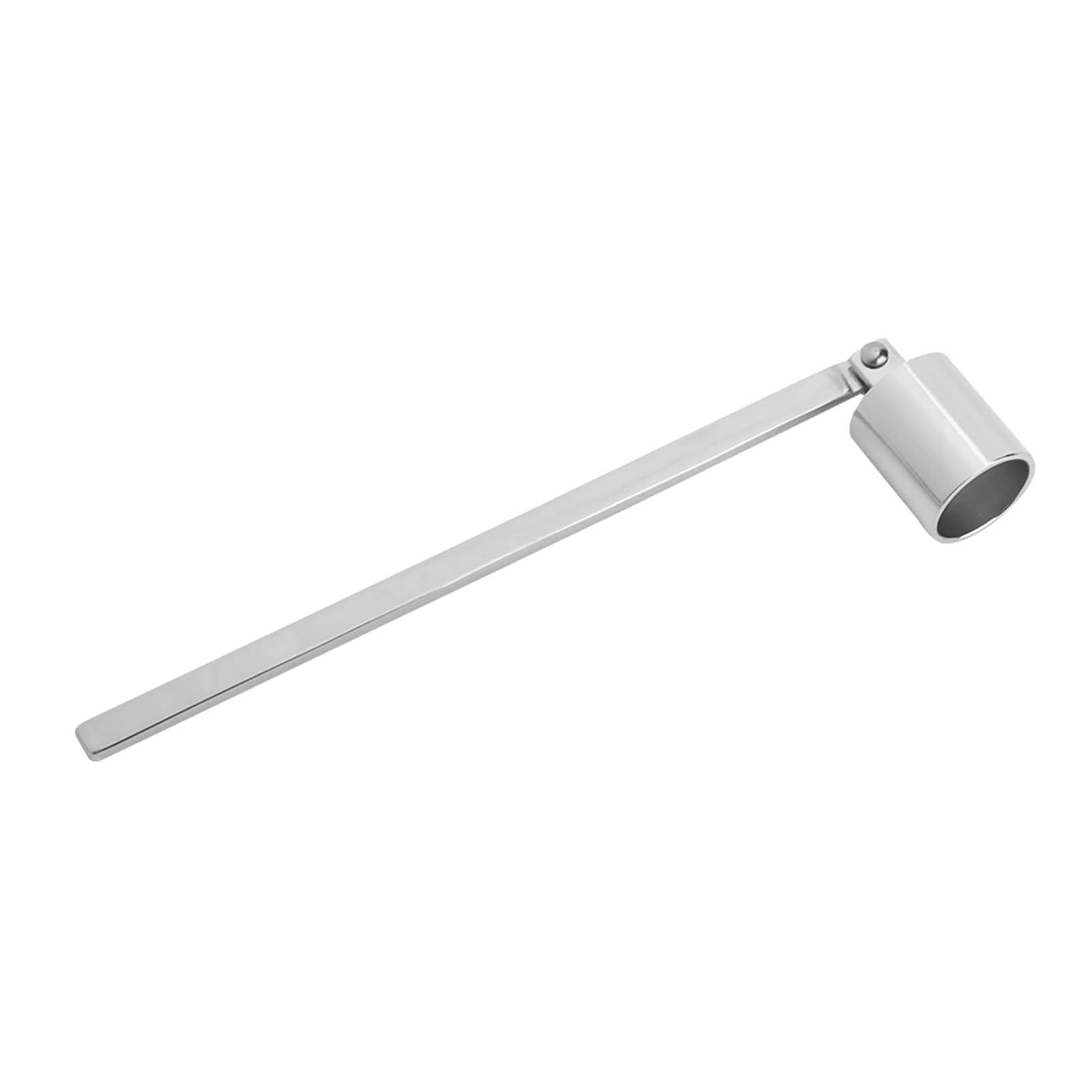 Hztyyier Silver Candle Snuffer, Stainless Steel Church Candle Extinguisher Candle Wick Trimmer For Safely Putting Out Extinguish Candle Wicks Flame