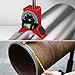 Pipe Center Finder 1-1/2 to 6 Inch, Magnetic Pipe Centering Tool with Bubble Level and Adjustable Dial for Accurate Pipe Alignment, Stainless Steel Pipe Fitter Tool for Plumbers