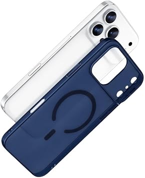 UnDePlus iPhone 17 Pro Max ile uyumlu Kılıf M-Safe Şarj Özellikli Ultra İnce Sert PC Uyumlu Açık Combo Kapak