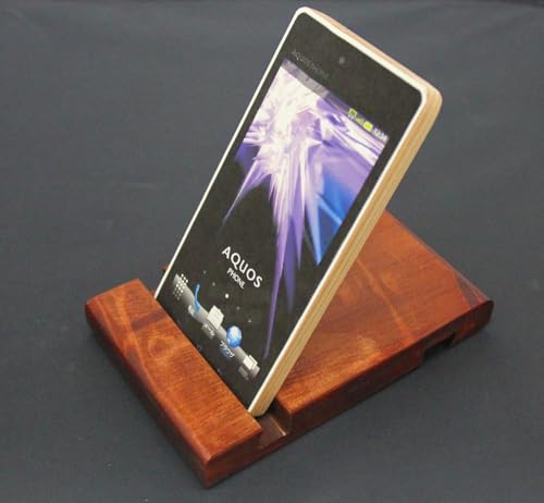 スマホ スタンド | 無垢材 木製品 小物 インテリア スマホ 天然木 ケヤキ 栃の木 シンプル おしゃれ 木のぬくもり 国産 けやき工房なかもと 奈良県 上北山村