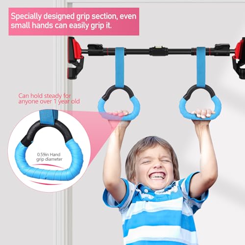 Set de 2 pares de anillas de gimnasia con correas ajustables miniatura 7