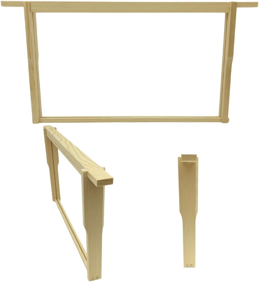Ltd - Beehive Brood Frames - DN4 x 10 - Hoffman Self Spacing Brood Frames for British National Hives - Flat Packed with Nails
