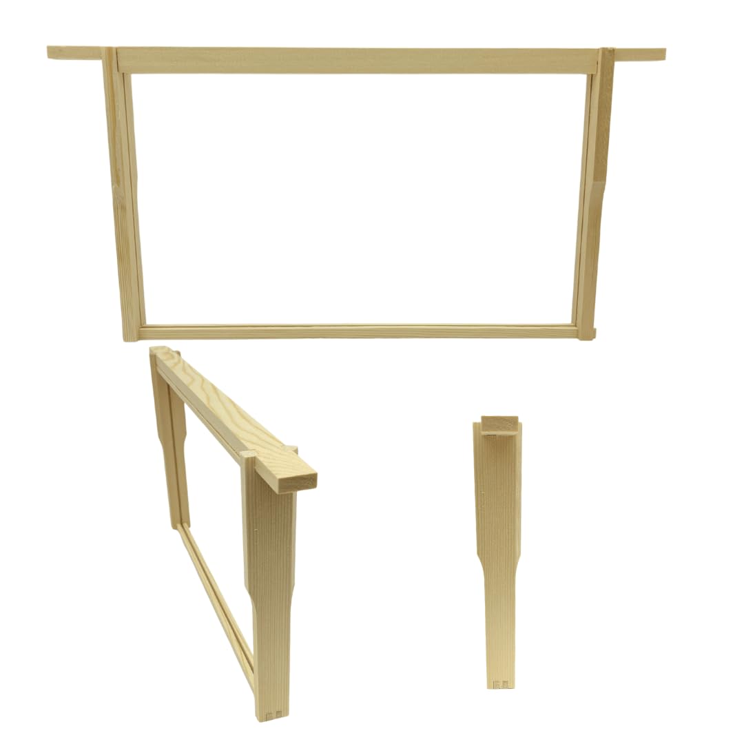 Ltd - Beehive Brood Frames - DN4 x 10 - Hoffman Self Spacing Brood Frames for British National Hives - Flat Packed with Nails