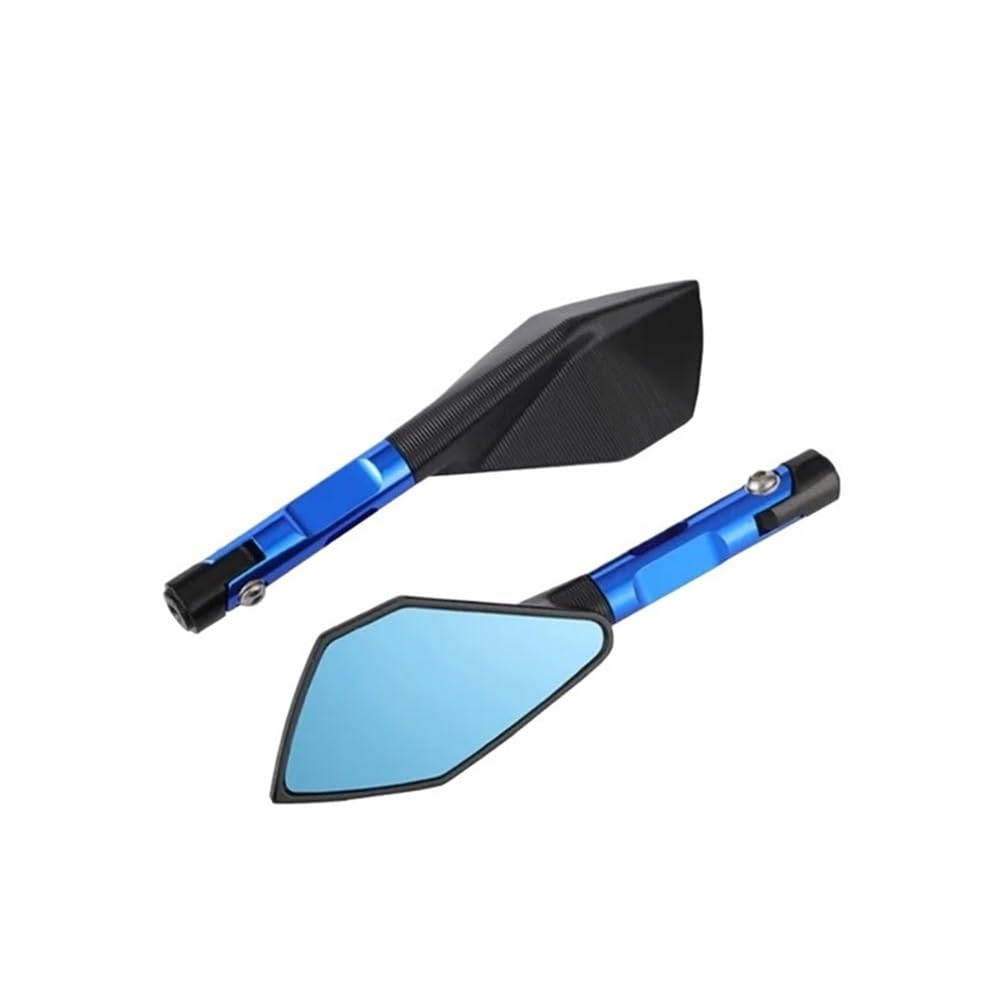 Espejo de amplio alcance transparente para moto con reflector regulable bilateral 8