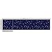 Ambesonne Space Fabric by The Yard, Night Sky with Stars Romantic Space Themed Image Dotted Background Constellation, Decorative Fabric for Upholstery and Home Accents, 1 Yard, Purple White