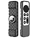 Produktbild CUXEU Schutzhülle für Apple TV Siri Remote 2021 und AirTag - Leichte, rutschfeste, stoßfeste Silikonhülle für Apple TV 4K / HD Siri Remote Controller (2. Generation) (Schwarz)