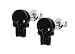 Marvel Comics the Punisher Skull Stud Earrings 316l 18g