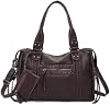 Bolso Hobo Vintage Y2K para Mujer, Tote de Cuero Vegano 2