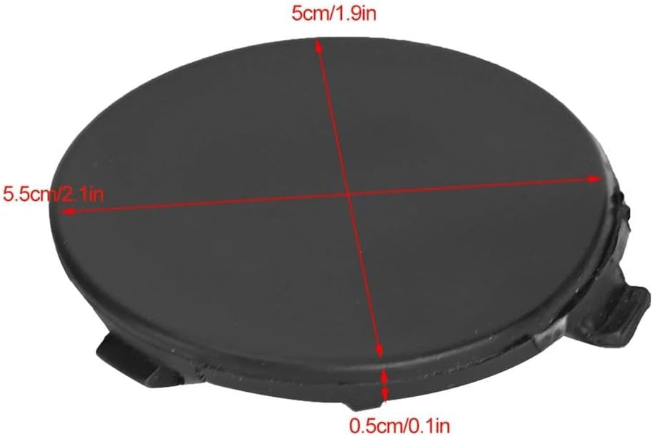 Hitch Cover Trailer Front Bumper Tow Towing Hook Eye Cap Cover for Focus MK2 2007-2011 Front Bumper Tow Hook Cover Bumper Parts