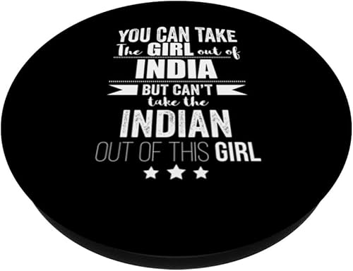 Miniatura 2 de Can take the Girl out of India Indian Pride Proud Patriotic PopSockets Swappable PopGrip