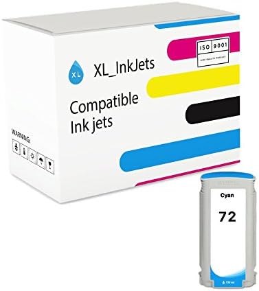Cyan 72, 130ml & New Chip - Compatible