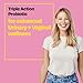 Cystex 3-in-1 Urinary Tract Probiotic for Women - Fast-Acting UTI & Yeast Infection Support with Prebiotics, Probiotics, & Cranberry - Supports Vaginal pH & Flora Balance - 30 Capsules