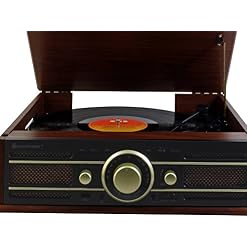 Soundmaster pl550br platine tourne disque (courant alternatif, marron, 364 X 114 x 364 mm, 364 x 365 x 364 mm) - Les Beatles, Paul McCartney, John Lennon, RIngo Starr, George Harrison Soundmaster pl550br platine tourne disque (courant alternatif, marron, 364 X 114 x 364 mm, 364 x 365 x 364 mm) – Image 4