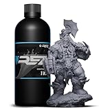 Rez Resin 1 kg, Essential Grey UV Photopolymer Resin for SLA/DLP/LCD 3D Printers, Ultra-High Detail, Fast-Curing Tough Resin for Highly Detailed Models, high Strength and Low Odor, 2K 4K 6K 8K