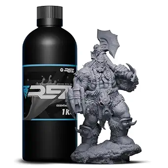 Rez Resin 1 kg Essential Grey UV Photopolymer Resin for SLA/DLP/LCD 3D Printers