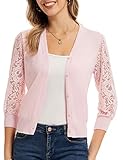 Pink Cardigan Sweaters for Women Lightweight Cardigan for Women L