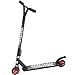 HOMCOM Trottinette patinette Freestyle Enfant - 2 Roues PU - Repose-Pied antidérapant - Frein Friction AR - alu. Noir