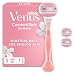 Gillette Venus ComfortGlide Women’s Razor, Spa Breeze - 3 Refill Razor Cartridges, Reusable Metal Handle and Shower Holder
