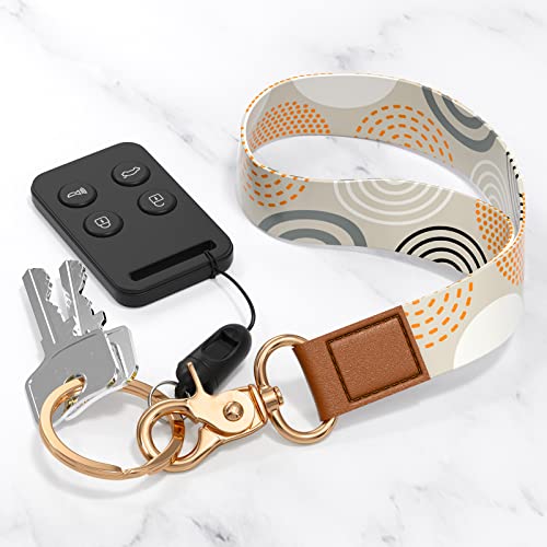 Image of Wrist Lanyard Key Chain, Wristlet Strap Keychain Holder for Women Men Car Keys Wallet Card Phone
