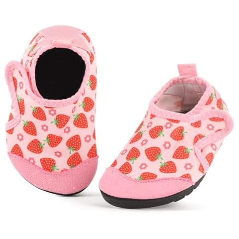 MASOCIO Kids Pink Water Shoes for Swimming Cover