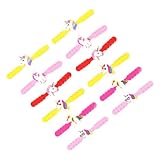 Abaodam 10個 ユニコーンデザイン マスク 耳保護フック 耐久性ある マスクロープ延長バックル 調節可能で 痛み軽減 大人 兼用