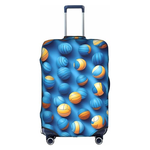 Housse de valise volley-ball bleu blanc L en polyester lavable