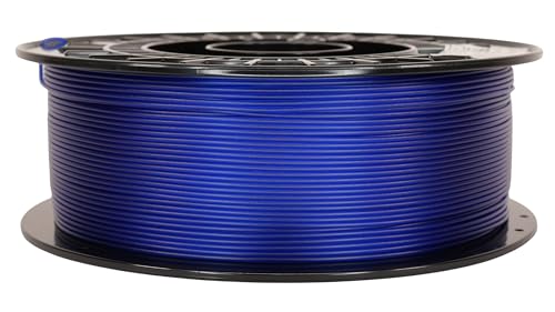 Image of 3D-Fuel Tough Pro PCTG Filament for 3D Printing, Better Than PETG Filament, Made in The USA, Dimensional Accuracy + /- 0.02 mm, 1.75mm, 1 kg Spool, Transparent Ultramarine Blue