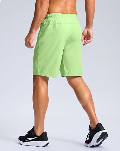 Image of G Gradual Men's Athletic Running Shorts with Zipper Pockets Quick Dry 7 inch / 5 inch / 9 inch Workout Gym Shorts for Basketball Hiking