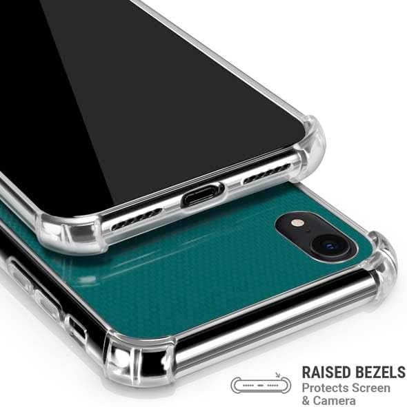 Miniatura 2 de Skinit Funda transparente compatible con iPhone XR, diseño vintage de Miami Dolphins con licencia oficial de la NFL