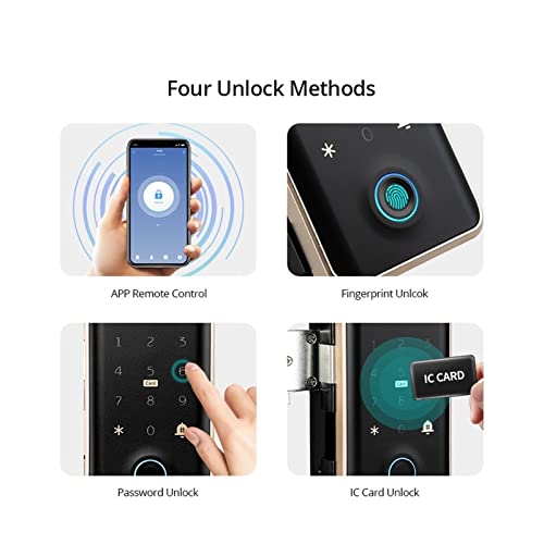 Serrure de porte électronique pour sécuriser facilement un verre sans cadre